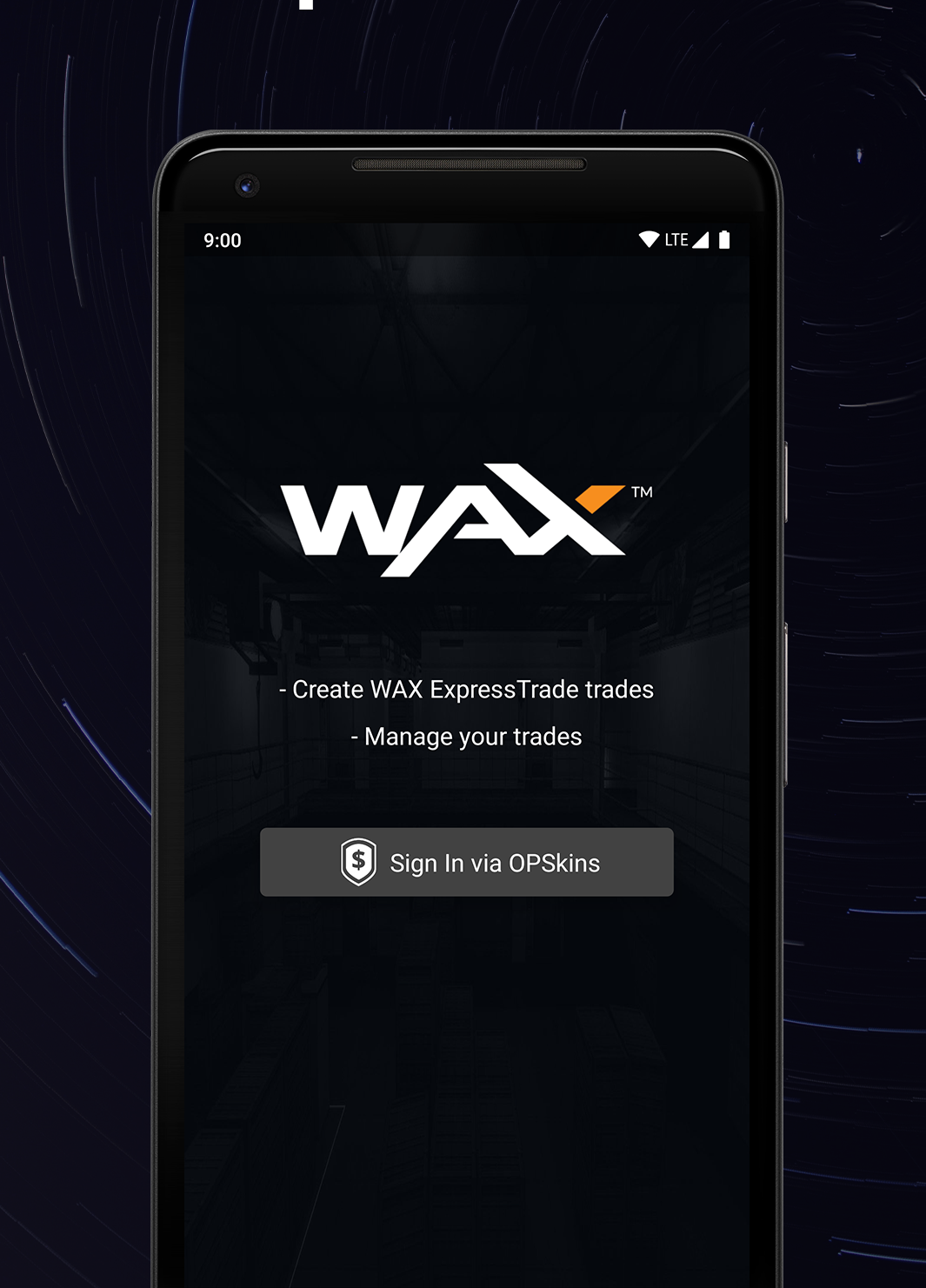 WAX ExpressTrade App